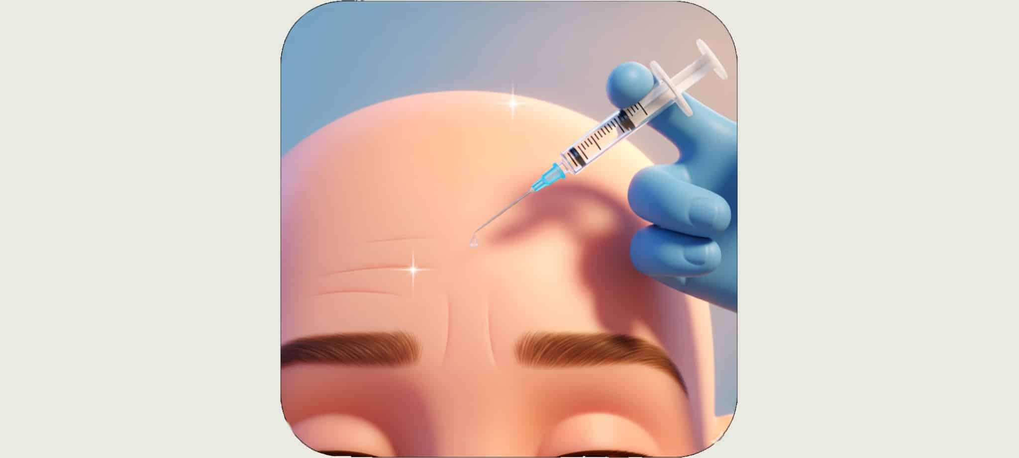 動態性抬頭紋可以用肉毒桿菌素治療改善