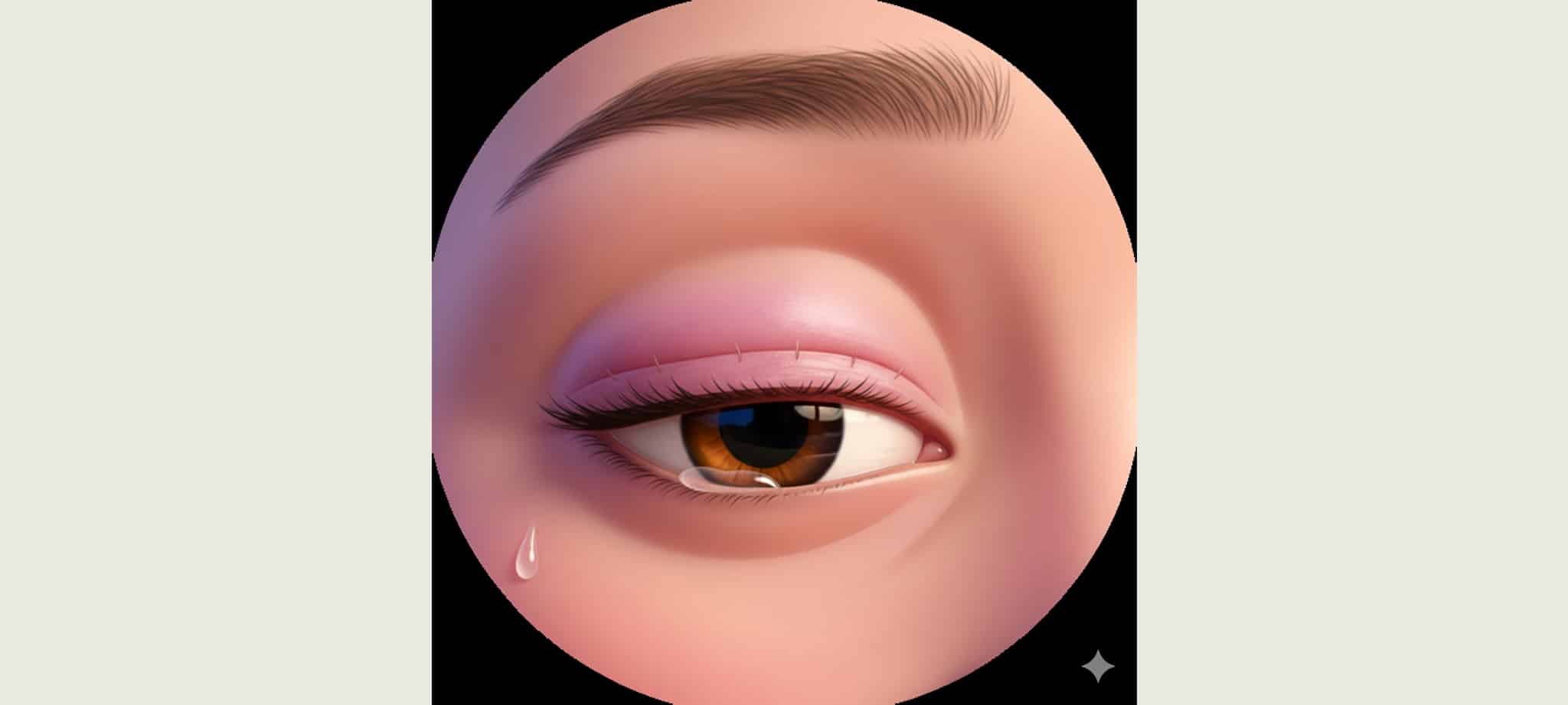 提眼瞼肌術後腫脹，需冰敷及耐心等候