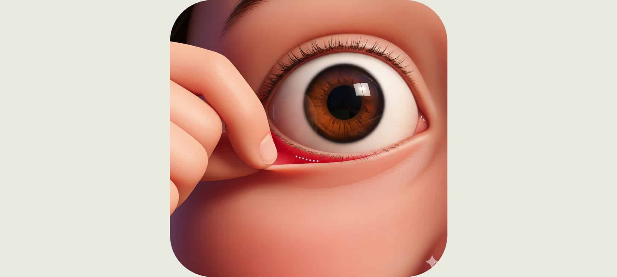 眼袋內開手術由眼瞼內結膜切口