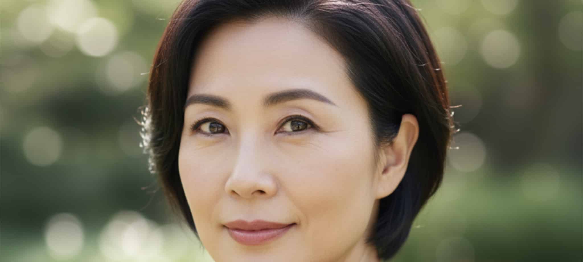 內視鏡提眉後 神情自信有朝氣