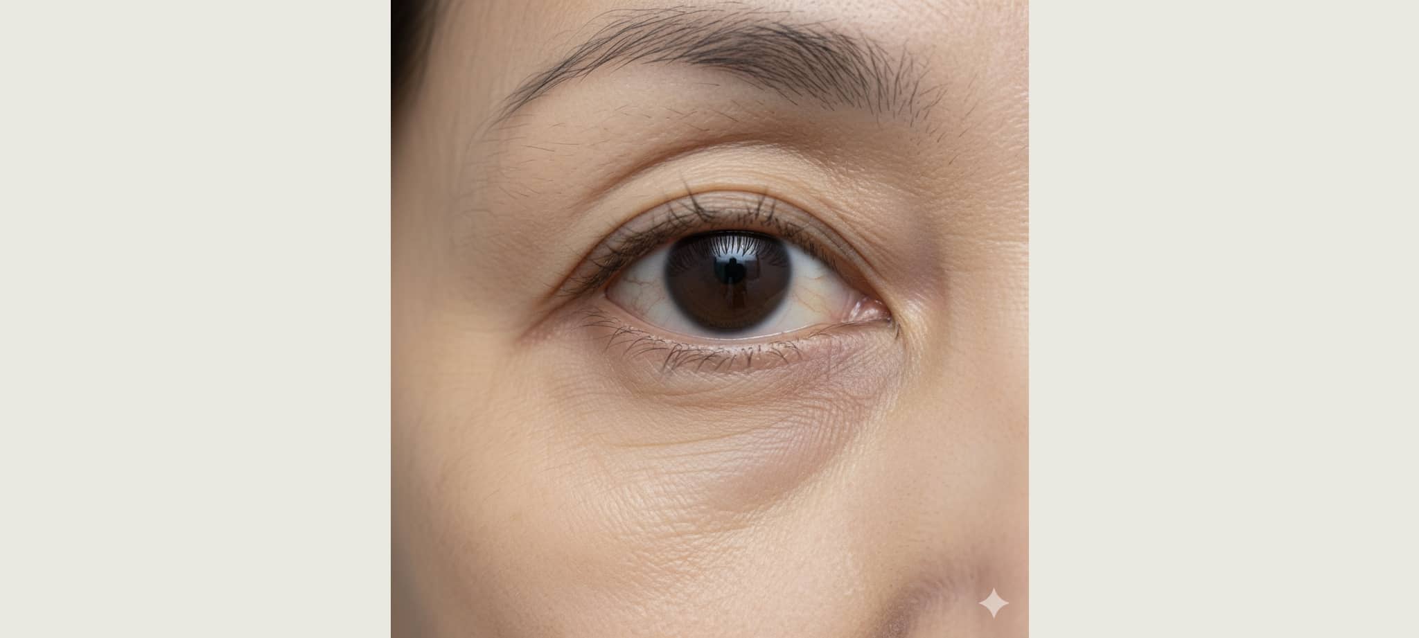 眼下皮膚鬆弛會產生鬆弛型淚溝