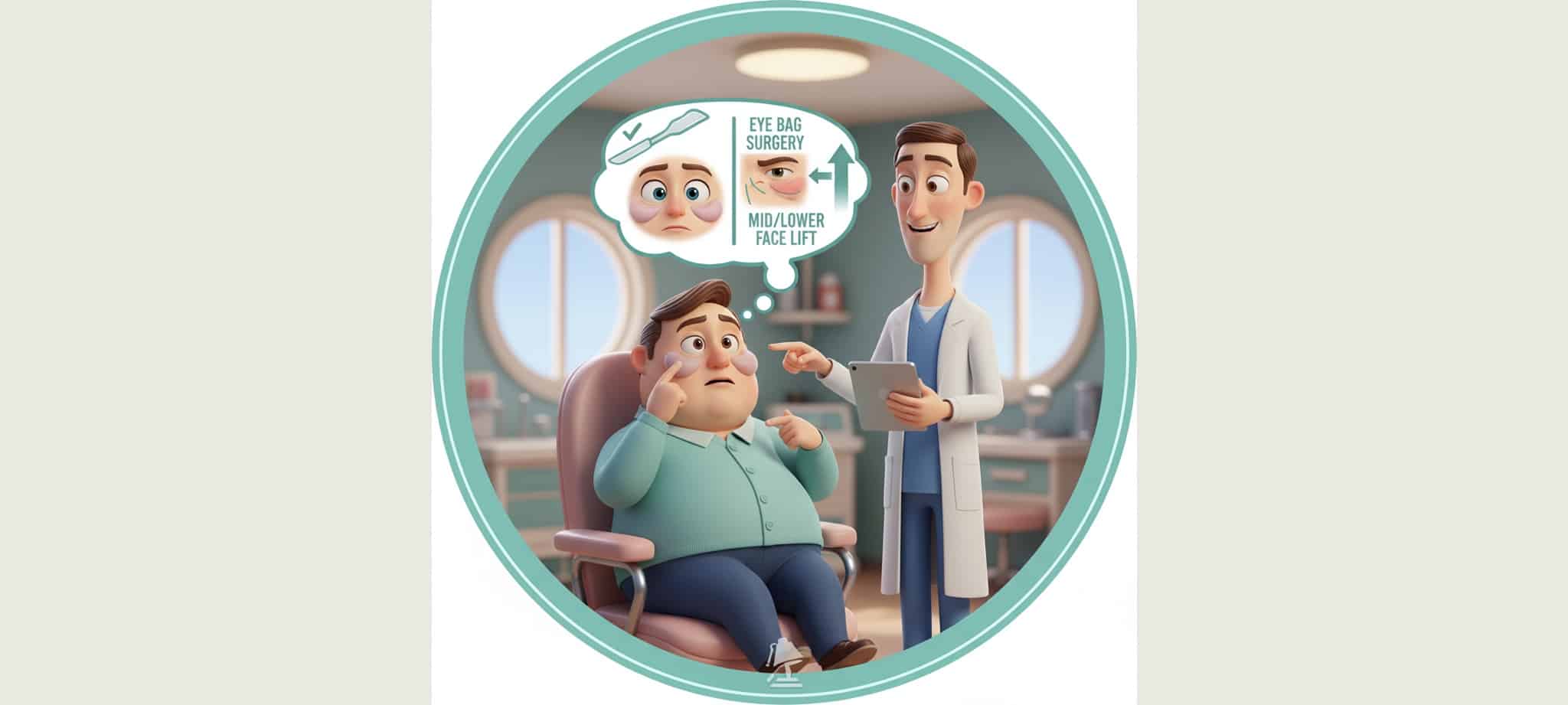 眼袋外開中臉拉提 和中下臉拉皮各有特點 手術前應該和醫師好好溝通討論