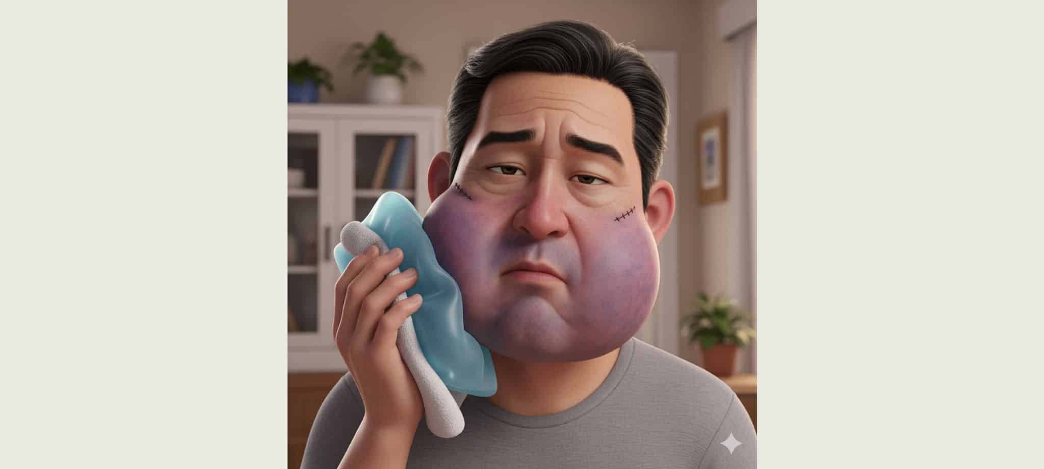 拉皮手術恢復期 冰敷消腫是關鍵