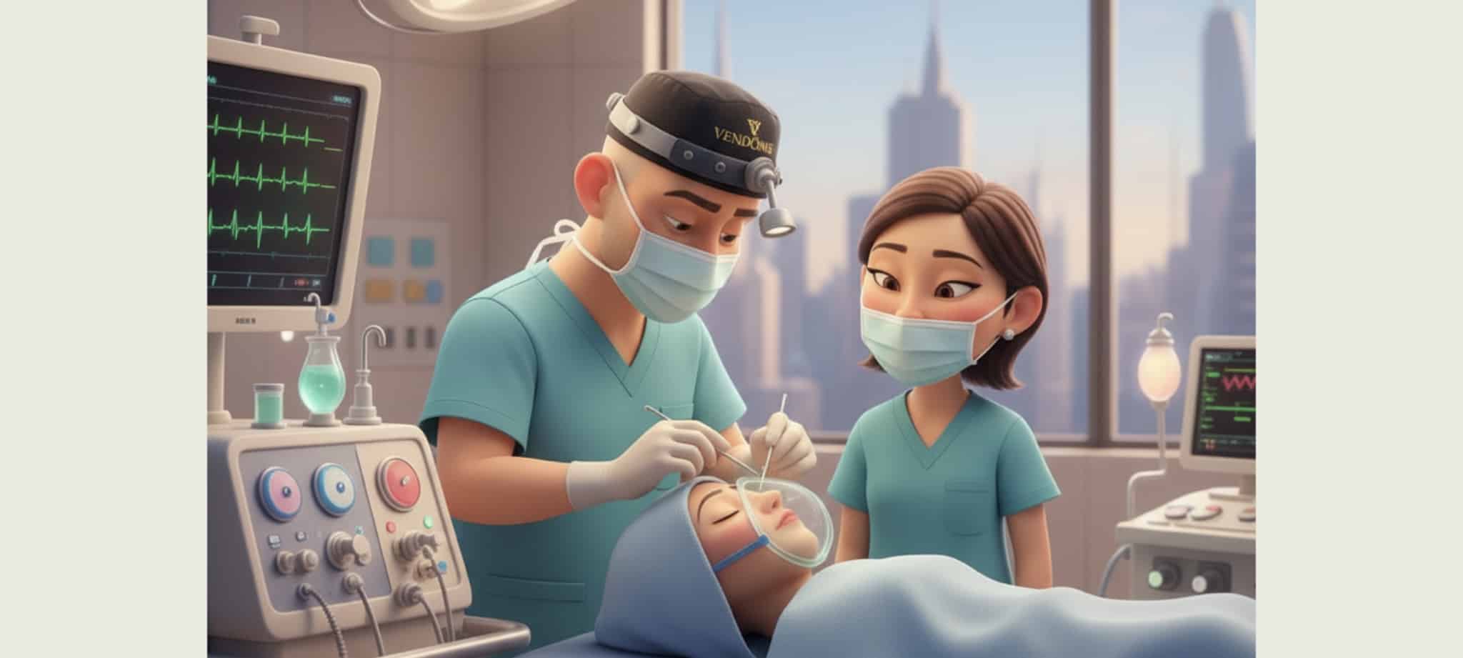 眼袋外開手術是在設備良好安全無虞的環境下進行