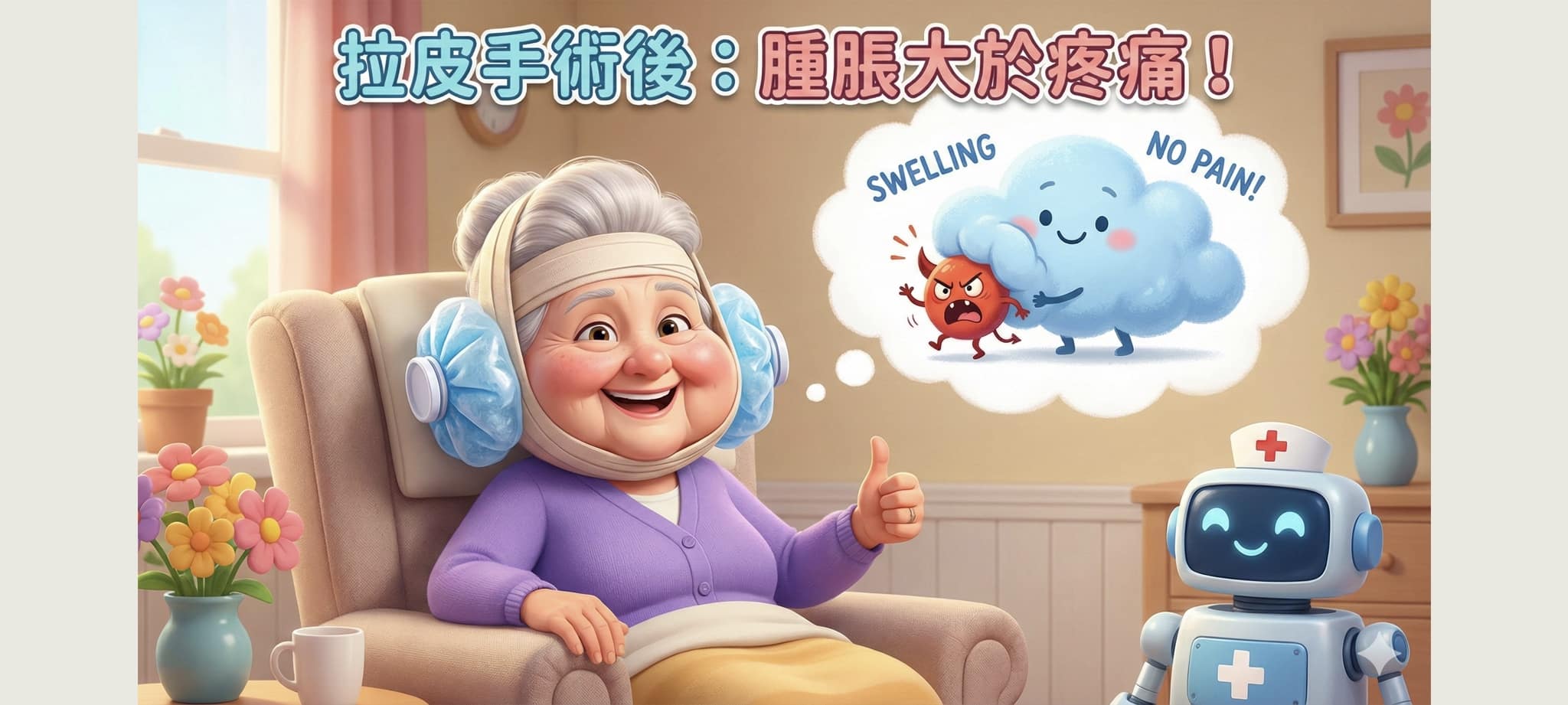 拉皮手術痛嗎?葉亘耕醫師解析:中下臉拉皮原理、緊緻效果與術後注意事項 3 拉皮手術痛嗎 其實大多數是腫脹感