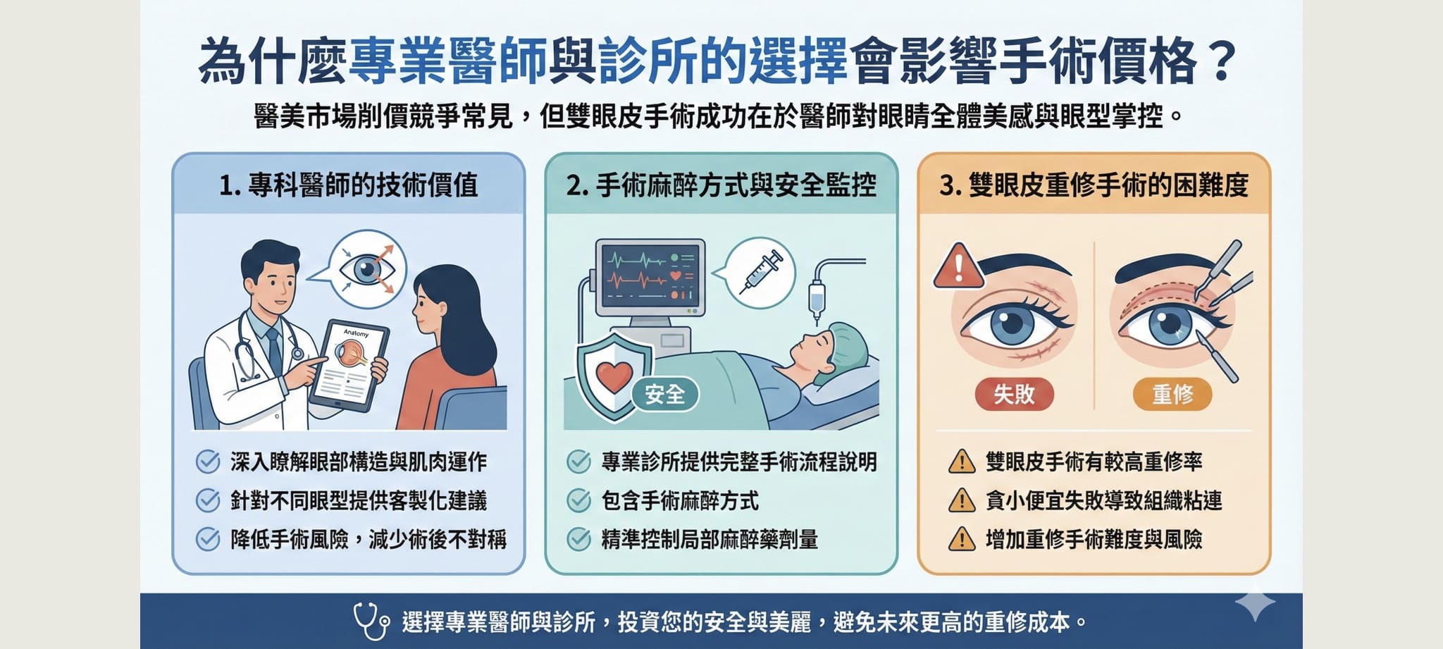 2026雙眼皮手術費用全攻略:為什麼縫雙眼皮與割雙眼皮的價格差異這麼大? 2 影響雙眼皮手術費用的其他原因